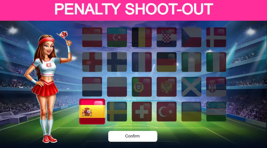 Penalty Shoot Out selección de equipo